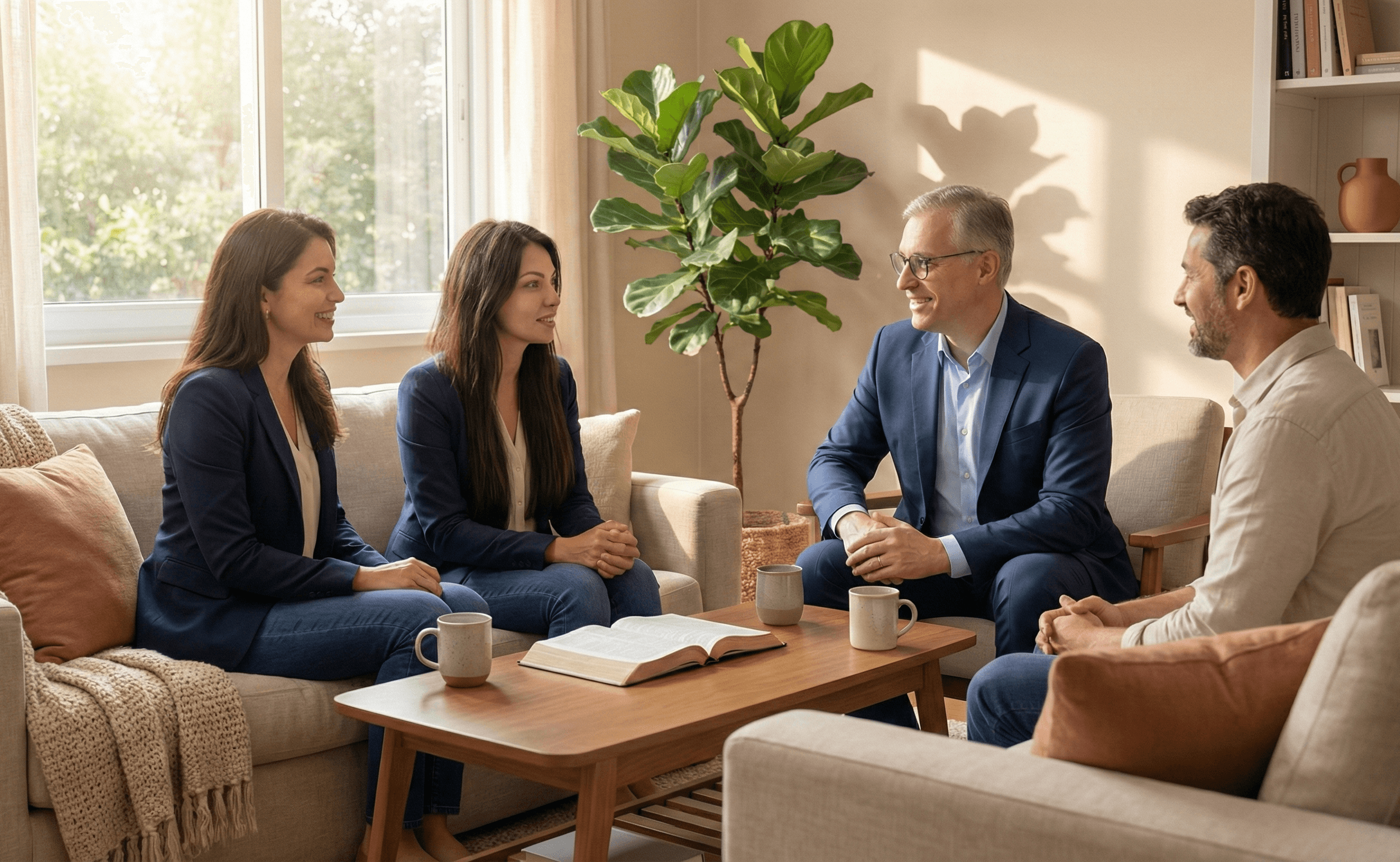 Estudo bíblico em grupo